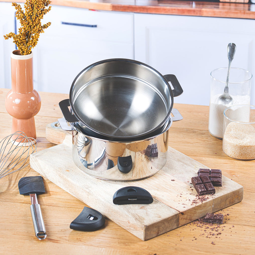 Casserole bain marie en inox proposée par Cristel - 2