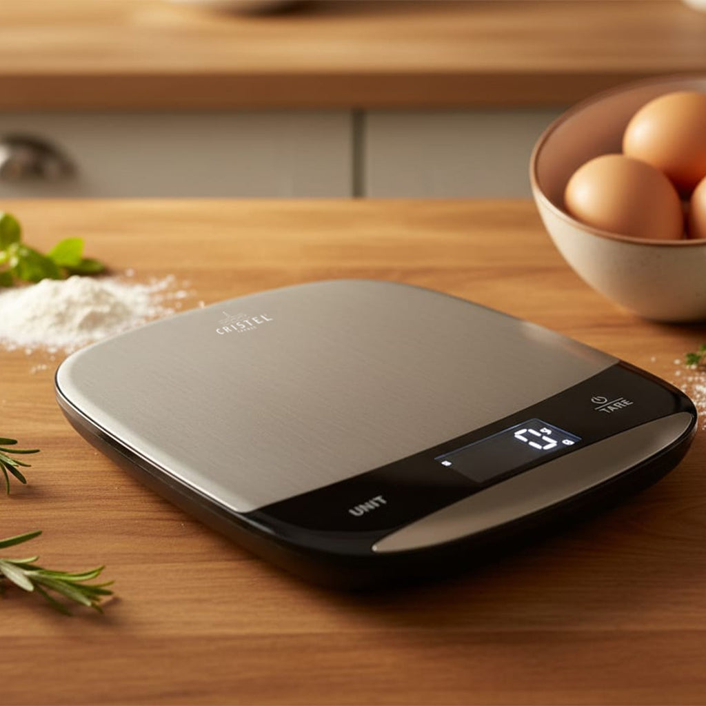 Balance de cuisine rechargeable - inox - 10 kg - Les balances de cuisine, Thermomètre et balances - 2