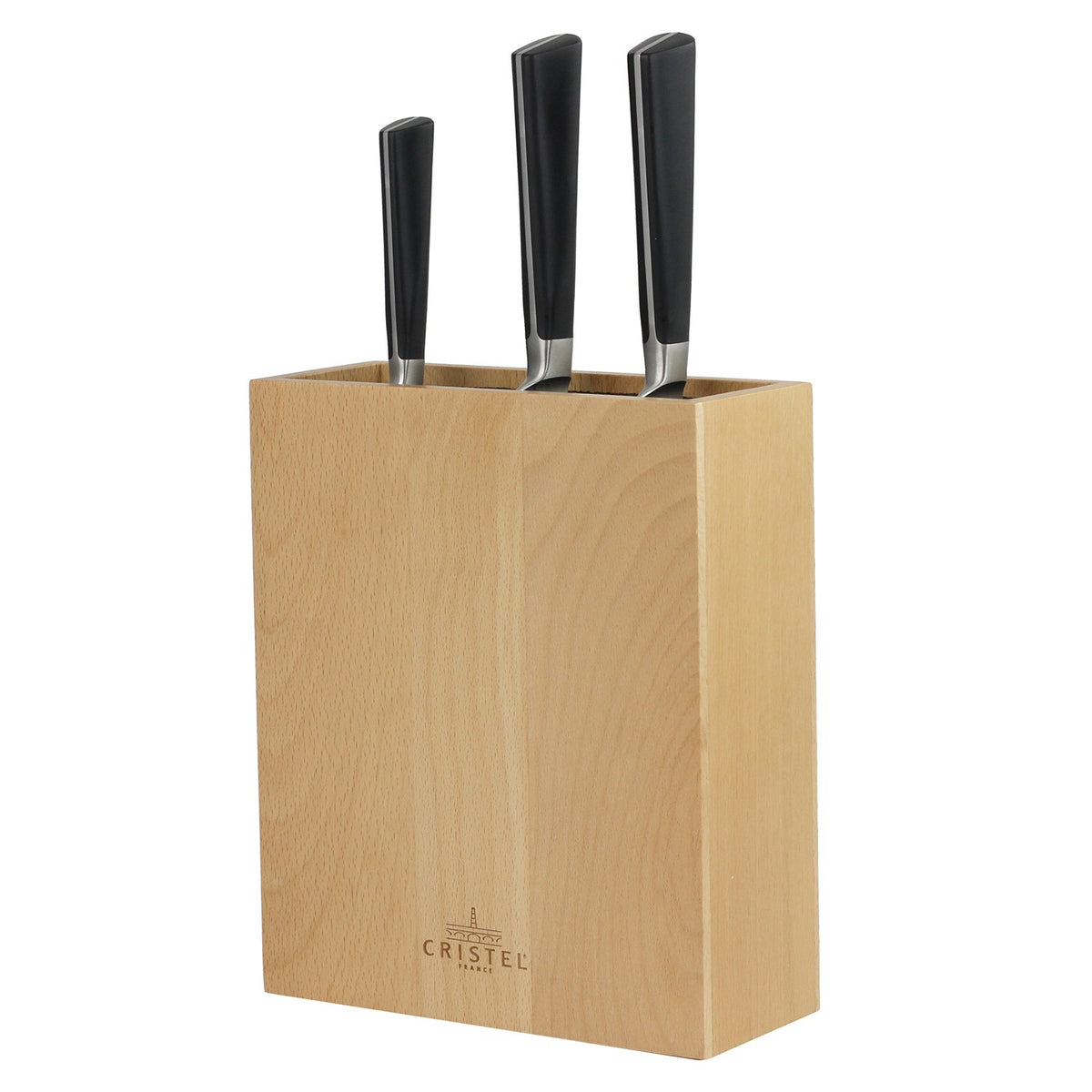 Bloc à couteaux rectangulaire en bois de hêtre - Compléments, Bloc couteaux - 2