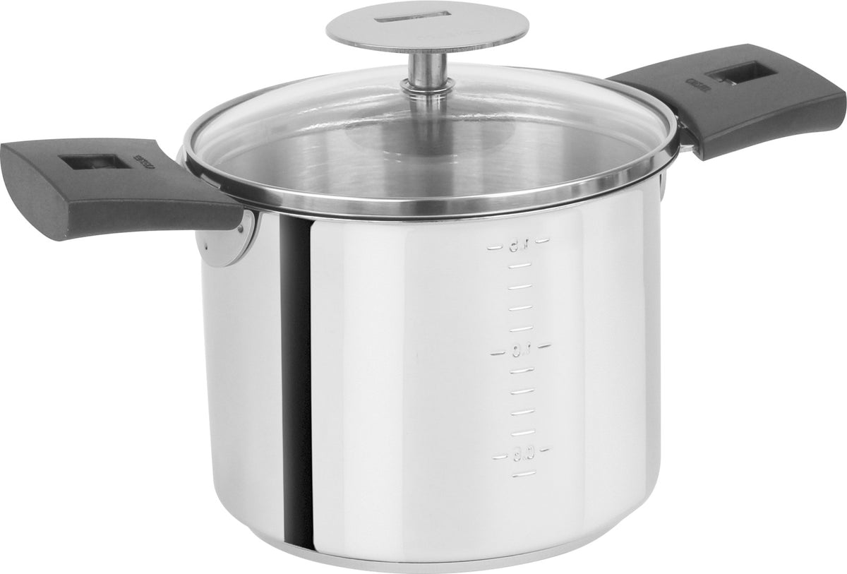 Casserole haute graduée inox - Mutine amovible, Casseroles - 2