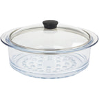 Cuit-vapeur verre et couvercle en verre - Cookway®, Cuit-vapeur - 1