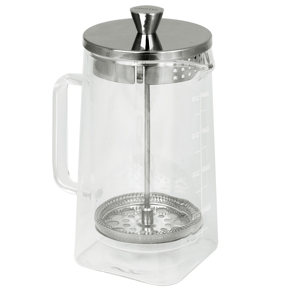 Cafetière à piston en verre double paroi - Robusta - Cafetières, Cafetières - 1