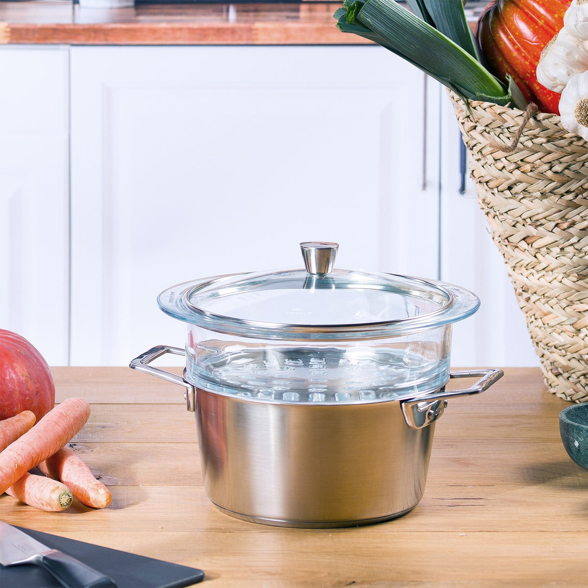 Ensemble vapeur - 1826 fixe, Casseroles - 2