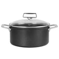 Faitout antiadhésif en aluminium Ø24 cm avec couvercle - Castel'Pro®, Cocottes, faitouts - 1