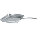 Gril carré inox 30 cm - Castel'Pro® fixe, Poêles - 1
