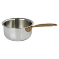 Mini casserole en inox à poignée cuivrée - Castel'Pro® fixe, Casseroles - 1