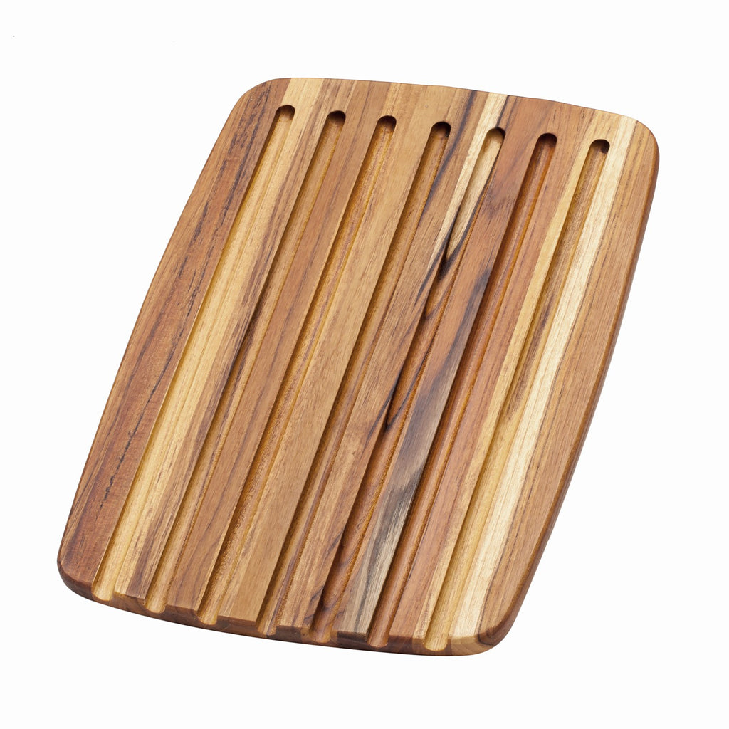Planche à pain en teck bois de fil - TEAKHAUS, Planches à découper - 1