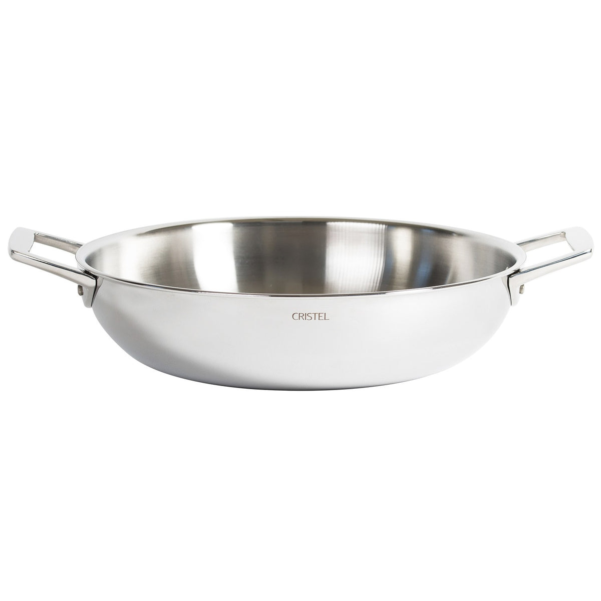 Plat sautoir en inox, 2 anses - Castel'Pro® fixe, Poêles - 1