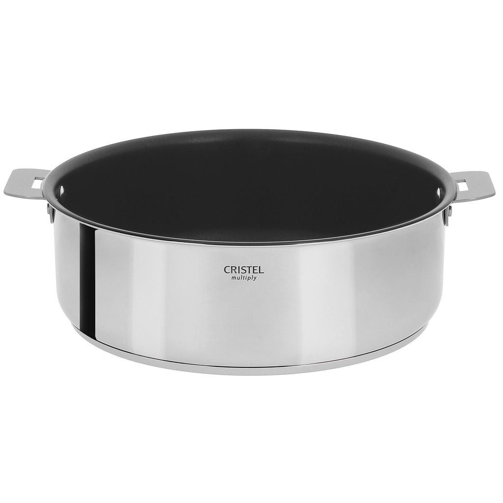Sauteuse antiadhésive en inox Multiply Ø 26 cm à poignée amovible - Casteline amovible, Sauteuses - 1