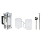 Set Arabica - Cafetière à piston et 2 tasses en verre - Cafetières, Cafetières - 2