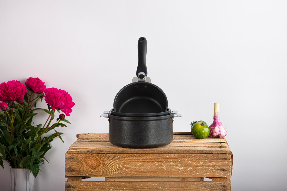 Casseroles antiadhésive en aluminium - poignée amovible - Cookway® amovible, Casseroles - 2