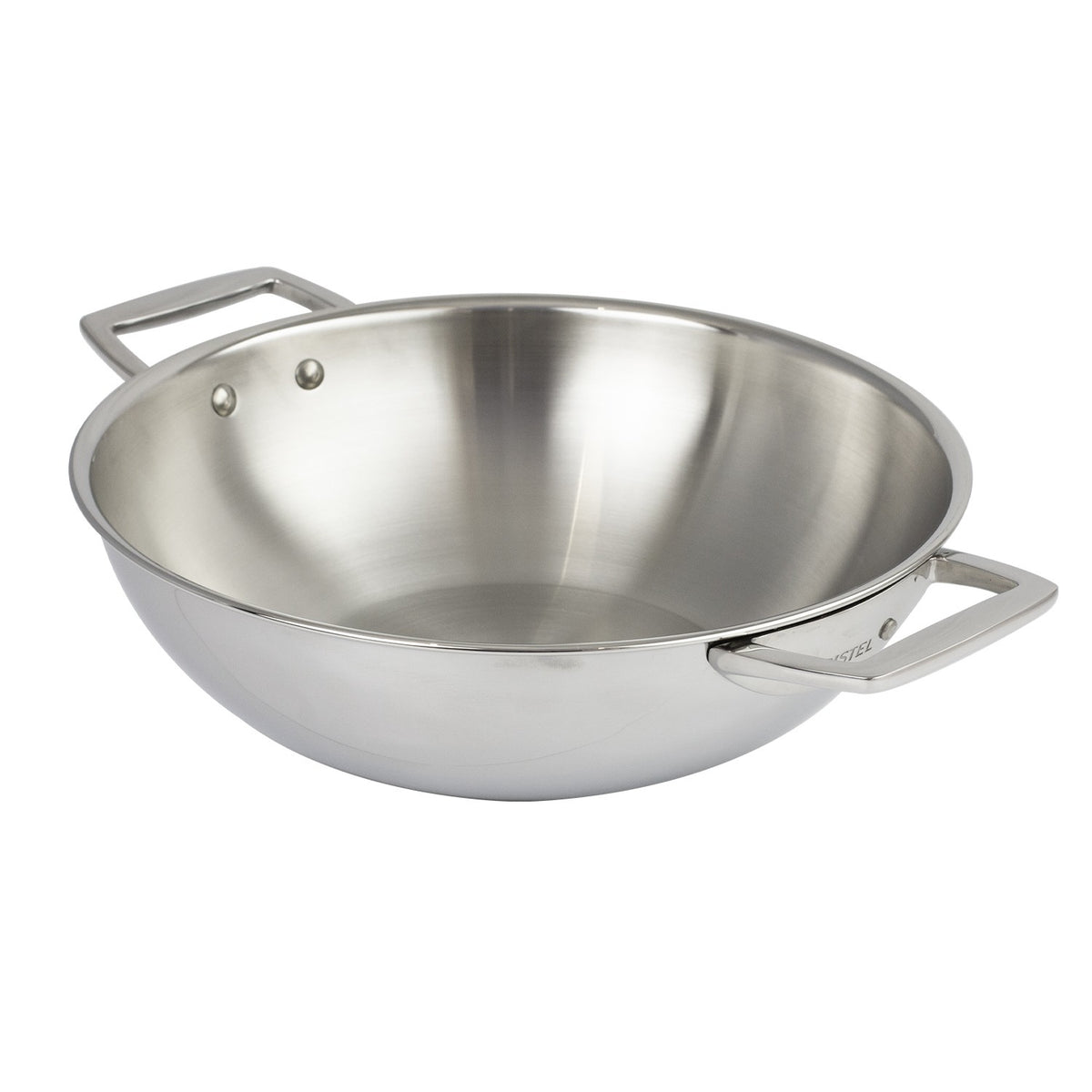 Wok en inox à 2 anses fixes - Castel'Pro® fixe, Woks - 2